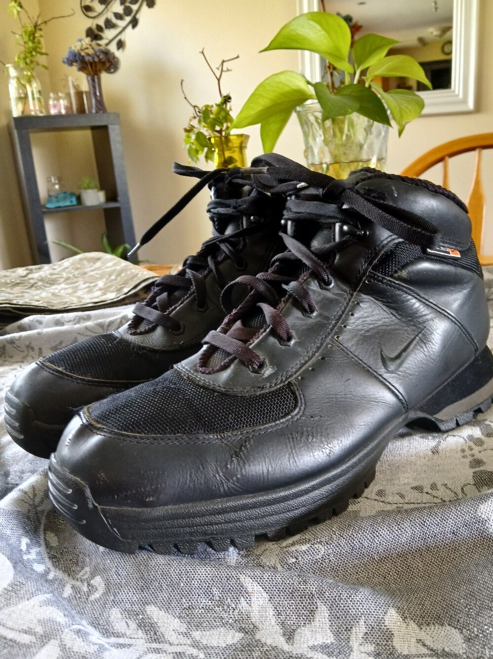Nike Air Max ACG All Condition Men's Black Leather Trail Boots